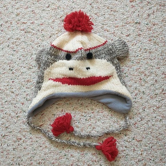 Nirvana Designs Ear Flap Hat Teen Child OS Multicolor Wool Lined Handmade Nepal - Picture 3 of 8